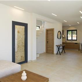  3 bedroom stone villa with pool & seaview, near Acharavi, sleeps 6